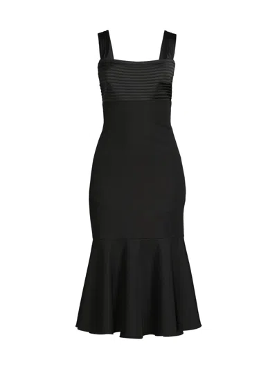 Ungaro Women's Kendrick Sleeveless Midi-dress In Black