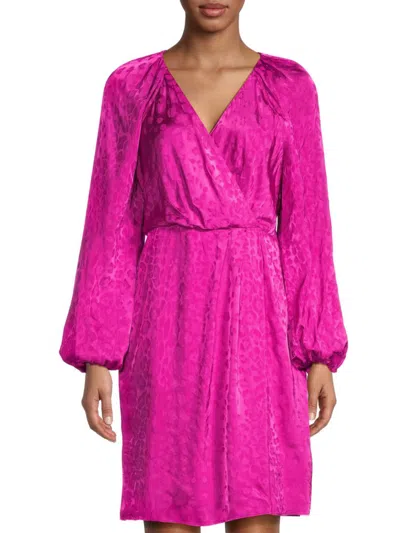 Ungaro Women's Nixi Jacquard Mini-dress In Pink Tulip