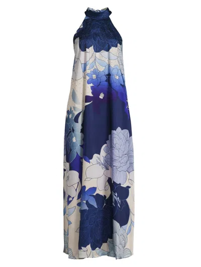 Ungaro Women's Sky Floral Halter Dress In Multi