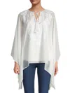 UNGARO WOMEN'S TESSA EMBROIDERED BLOUSE