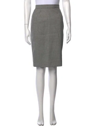 Pre-owned Ungaro Wool Knee-length Skirt In Multi