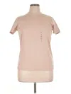 Uni Short Sleeve Turtleneck In Tan