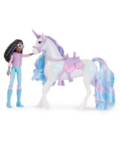 Unicorn Academy Kids' Layla Glacier Set With 2 Riding Accessories Toys In Multi Color