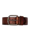 Uniform Belt Indian Leather Belt Brown In Brown