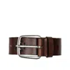 Uniform Belt Leather Belt Cognac In Brown