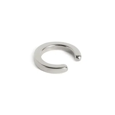 Uniform Jewellery Women's Crux Sterling Silver Ear Cuff In Gray