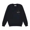 Uniform Man Fleece Sweater In Blue