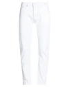 Uniform Man Jeans White Size 35 Lyocell, Cotton, Polyester, Elastane In White