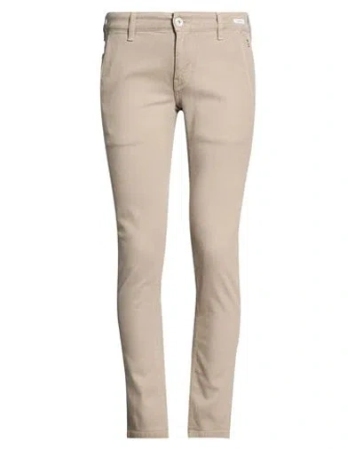 Uniform Man Pants Sand Size 30 Lyocell, Cotton, Elastane In Neutral