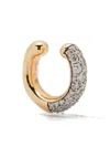 Uniform Object 18kt Gold Shard Pavé Ear Cuff In Gold