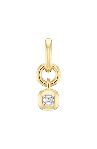 Uniform Object Carriage Diamond Charm In Gold