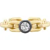 Uniform Object Diamond Chain Ring In Gold
