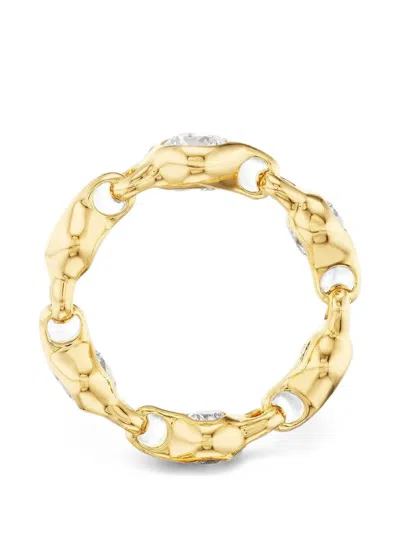 Uniform Object Supernova Diamond Ring In Gold