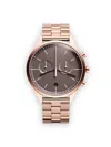 Uniform Wares C39 Chronograph Watch In Metallic