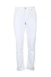 Uniform White Slim Technical Jeans In White