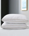 Unikome 100 Cotton Medium Support Feather Down 2 Pack Pillows In White
