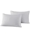 Unikome 2-pack 233 Thread Count Goose Feather Down Bed Pillows With Cotton  Cover