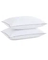 Unikome 2 Pack Goose Feather & Down Bed Pillows In White