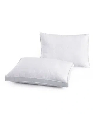 Unikome 2 Pack Medium Density Goose Feather Gusset Pillows In White