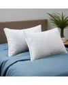 Unikome 2 Pack Medium Firm Diamond Quilted Feather Pillow With Gusset Design