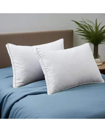 Unikome 2 Pack Medium Firm Diamond Quilted Feather Pillow With Gusset Design