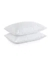 Unikome Quilted Goose Down Feather 2-pack Pillow, Standard In White