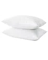 Unikome 233 Thread Count Down Fiber Pillows For Side Sleepers In White