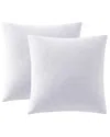 Unikome 2pk Down And Feather Bed Pillow Inserts In White