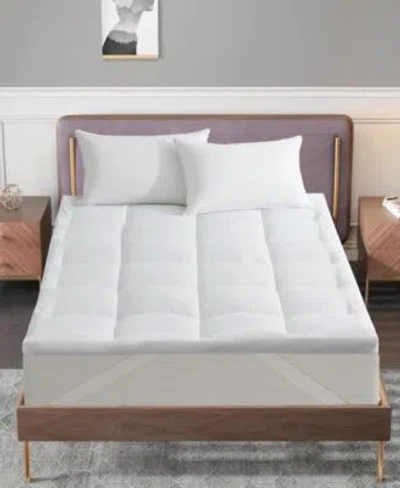 Unikome 3 Quilted Down Alternative Mattress Pads In White