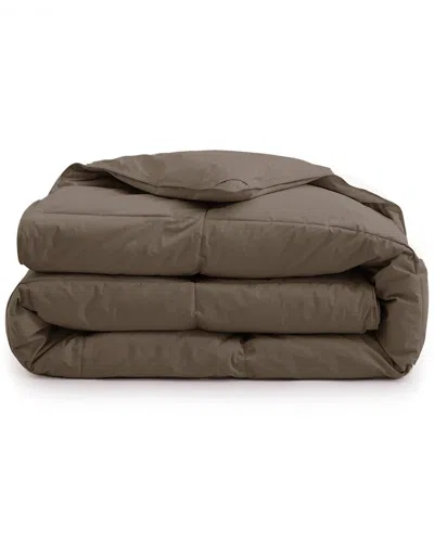 Unikome 300 Thread Count All Season Organic Cotton White Goose Down Feather  Comforter In Multi