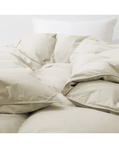 Unikome 300 Thread Count Cotton All Season Goose Feather Down Duvet Insert In Brown