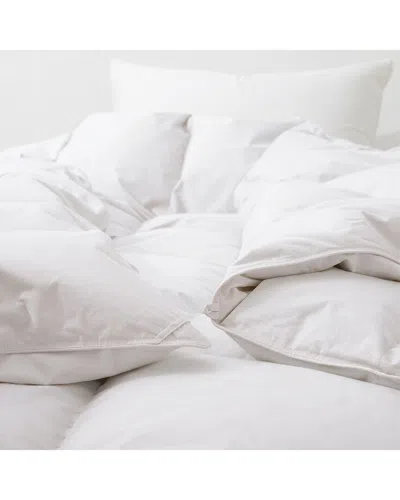 Unikome 300 Thread Count Cotton All Season Goose Feather Down Duvet Insert In White