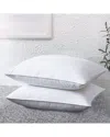 Unikome 300 Thread Count Pack Of 2 Cotton White Down Feather Pillows