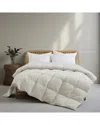 Unikome 300 Thread Count  All Season Organic Cotton White Goose Down  Comforter - Oatmeal