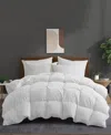 Unikome 360 Thread Count All Season Goose Down Feather Comforter, Full/queen In White
