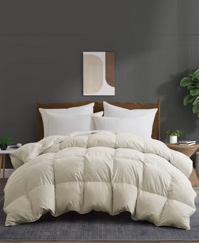 Unikome 360 Thread Count All Season Goose Down Feather Comforter, King In Neutral