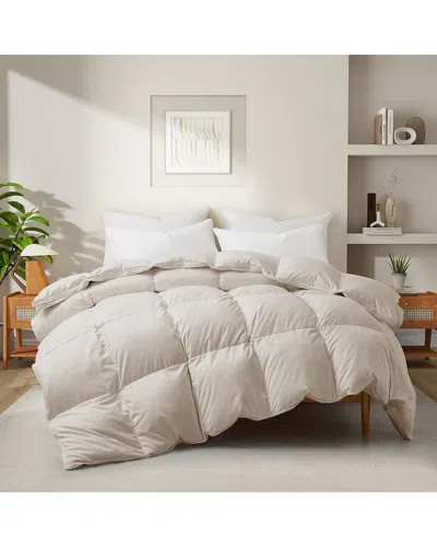 Unikome 360 Thread Count Extra Warmth White Goose Feather & Down Comforter