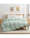 Unikome 360 Thread Count Lightweight White Goose Down & Feather Fiber Comforter