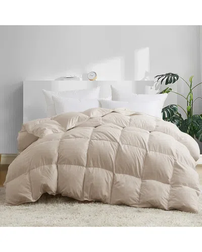 Unikome 360 Thread Count Winter Heavyweight White Goose Down Duvet Insert In Brown
