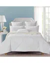 Unikome 360tc Lightweight Diamond Quilted White Goose Down Feather Fiber Comforter In White
