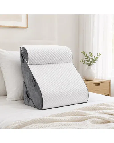 Unikome 3pc Adjustable Bed Wedge Pillow Set With Washable Cover In Multi