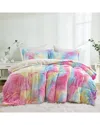 Unikome 3pc Reversible Sherpa Winter Comforter Set