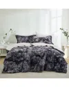 Unikome 3pc Reversible Sherpa Winter Comforter Set