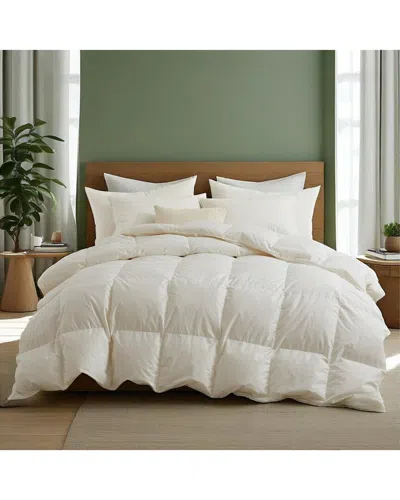 Unikome 450 Thread Count All-season 800 Fill Power Organic Cotton 90% Down  Comforter In White