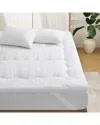 Unikome 4in Thick Wave Quilted Microfiber Mattress Topper