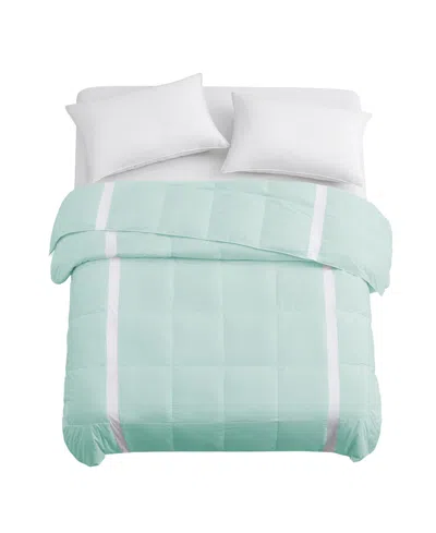 Unikome 75% Down 25% Feather Comforter, King In Green