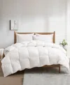 Unikome All Season 360 Thread Count Premium Down Feather Fiber Comforter Collection In White