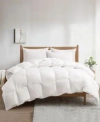 Unikome All Season 360 Thread Count Premium Down Feather Fiber Comforter Collection In White