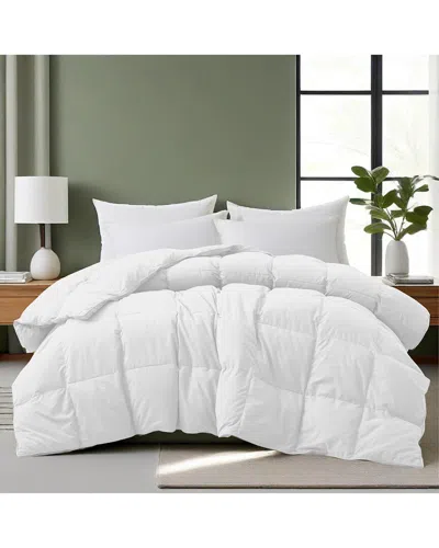 Unikome All-season Feather Down Gusseted Comforter Duvet Insert In White
