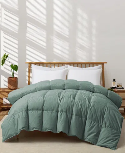 Unikome All Season Goose Down Comforter, California King In Green